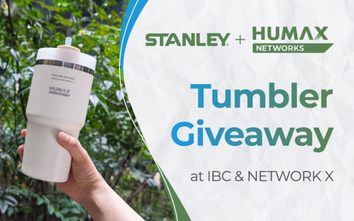Tumbler Giveaway at IBC & NETWORK X